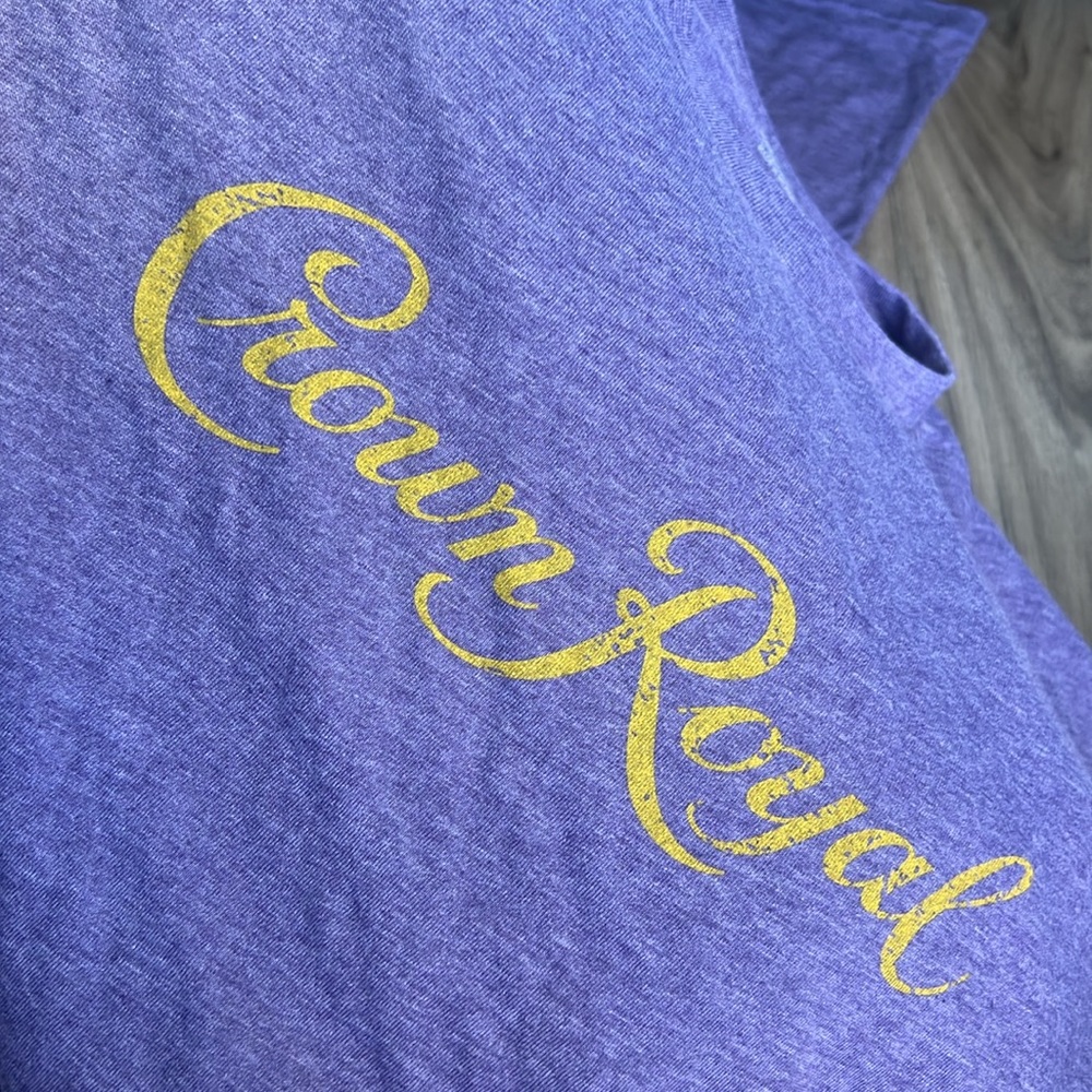 NEW Purple Crown Royal Whiskey Tee Shirt - Unisex